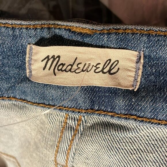 Madewell NWT Plus Stovepipe Jeans Size 28W High Rise in Euclid Wash - Picture 7 of 8